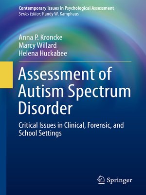 cover image of Assessment of Autism Spectrum Disorder